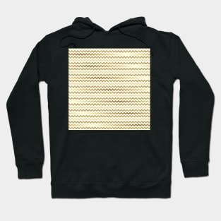 Chevron Gold Zigzag Hoodie